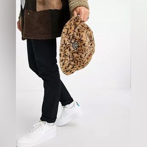 Adidas originals leopard faux fur bucket hat